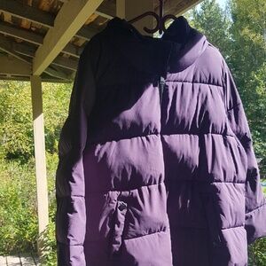 In Every Story / Purple Puffer Jacket